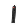 Lanberg Regleta PS1-05E-0150-BK con 5 enchufes y cable de 1,5 m
